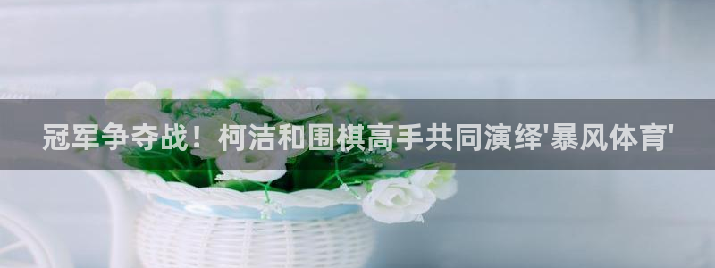 松鼠直播体育：冠军争夺战！柯洁和围棋高手共同演绎\'暴风体育\'